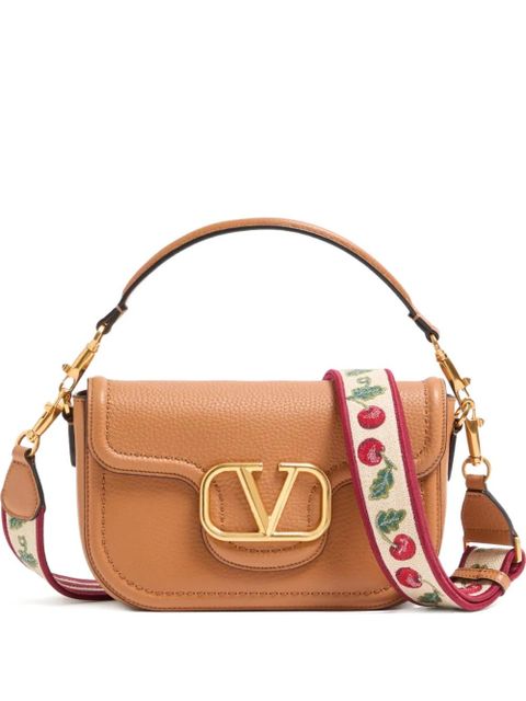 Valentino Garavani Alltime VLogo-Signature shoulder bag - Brown - zdjęcie produktu nr 1