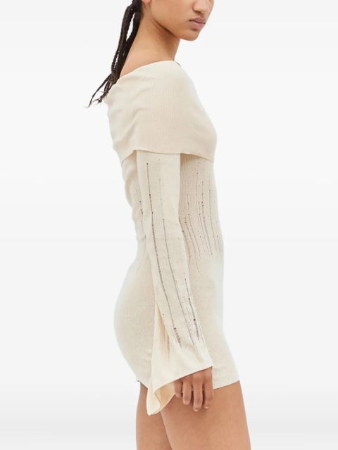 Aya Muse Deva mini dress - Neutrals - zdjęcie produktu nr 2