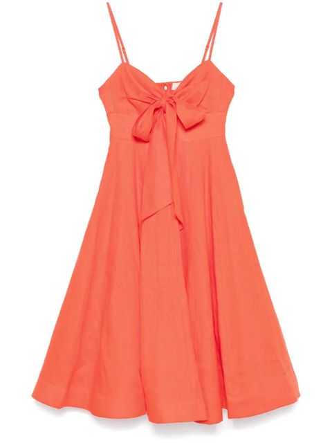 ZIMMERMANN Crush midi dress - Orange - zdjęcie produktu nr 1