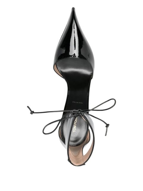 TOM FORD 105mm patent leather pumps - Black