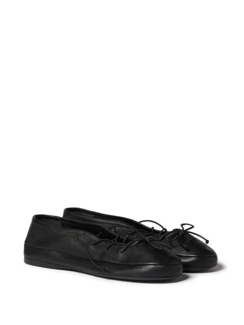 Miu Miu nappa leather ballerinas - Black - zdjęcie produktu nr 2