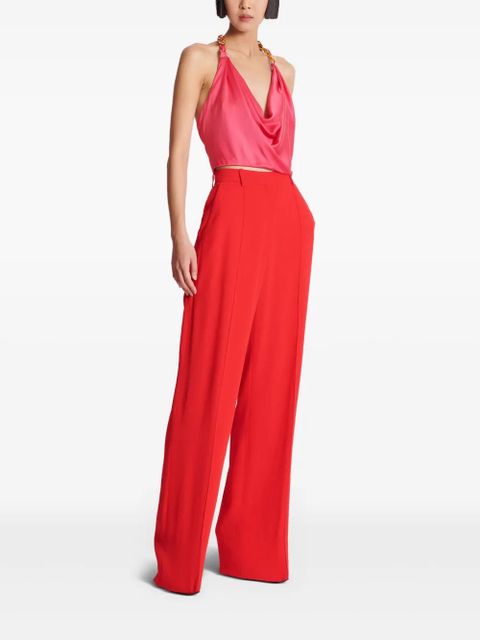 Balmain crepe tailored trousers