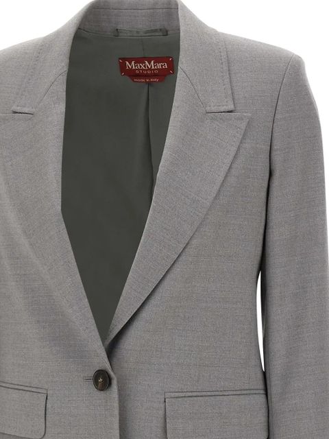 Max Mara Bolsena single-breasted blazer - Grey
