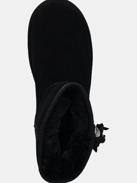 Liu Jo śniegowce zamszowe JANE 09 kolor czarny SF5109PX00222222