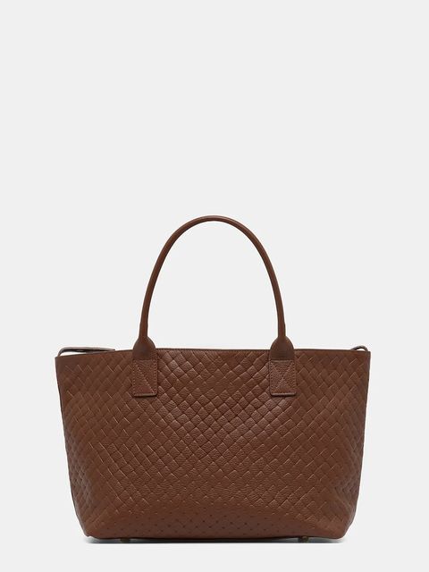 Answear Lab torebka skórzana kolor brązowy - zdjęcie produktu nr 1