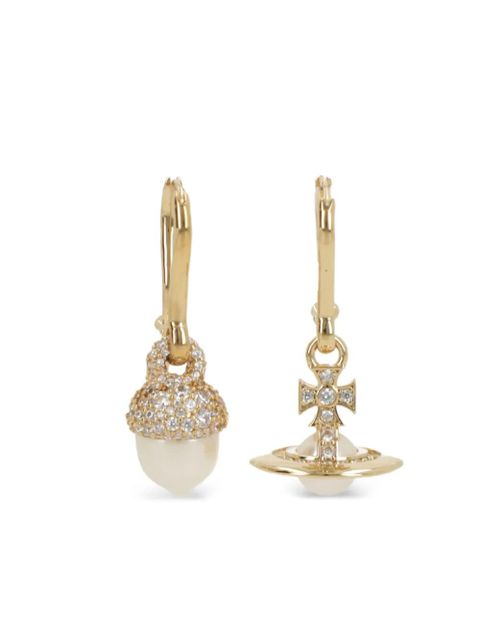 Vivienne Westwood Lucille Orb drop earrings - Gold