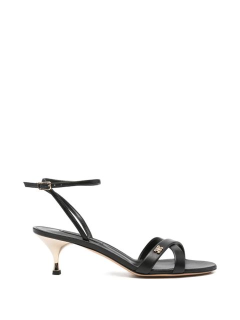 Casadei Jane crossover-strap buckle-fastening sandals - Black - zdjęcie produktu nr 1
