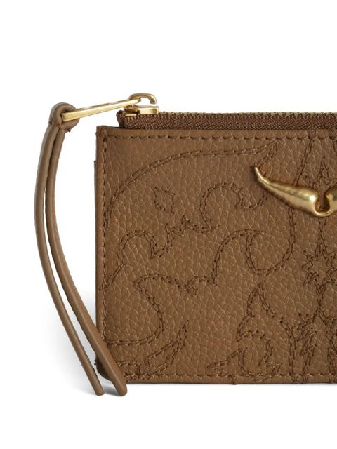 Zadig&Voltaire Western-style monogram wallet - Brown