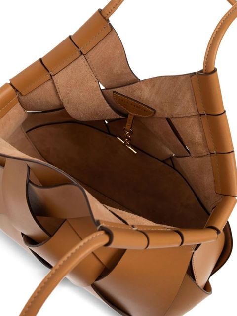 Ulla Johnson Charlotte woven leather tote bag - Brown