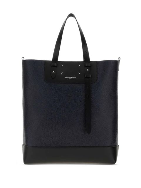 Maison Margiela leather tote bag - Blue - zdjęcie produktu nr 2