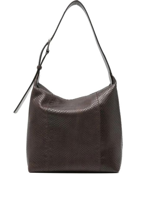 The Row leather tote bag - Brown - zdjęcie produktu nr 1