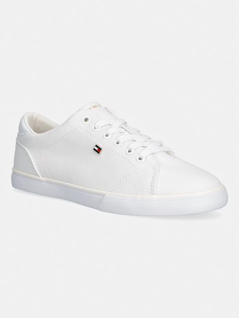 Tommy Hilfiger TH LOW PROFILE VULC CANVAS tenisówki damskie - zdjęcie produktu nr 1