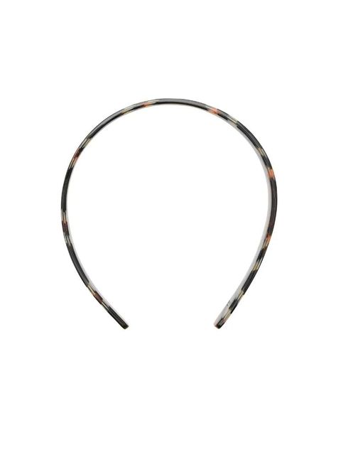 Burberry check headband - Brown - zdjęcie produktu nr 1