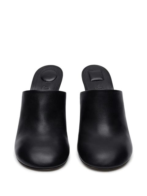 Jacquemus leather mules - Black