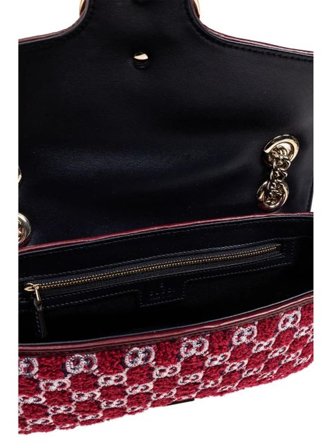 Gucci small GG Marmont shoulder bag - Red