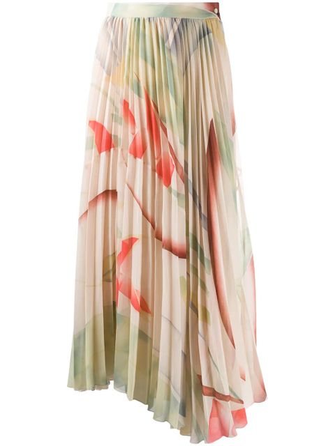ETRO pleated maxi skirt - Neutrals - zdjęcie produktu nr 1