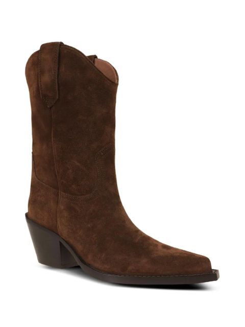 Paris Texas suede cowboy boots - Brown - zdjęcie produktu nr 2