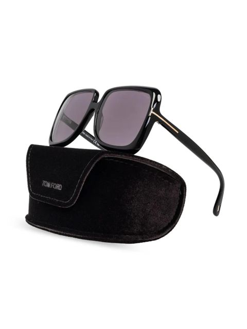 TOM FORD Eyewear FT1156 oversize-frame sunglasses - Black