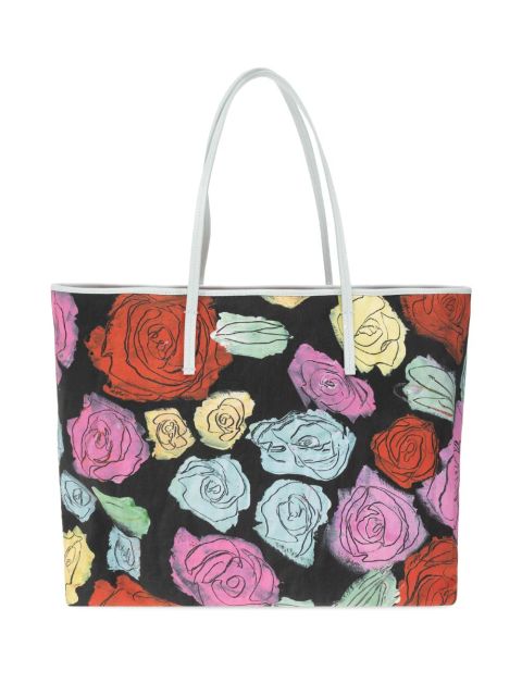Marni floral-print tote bag - Black