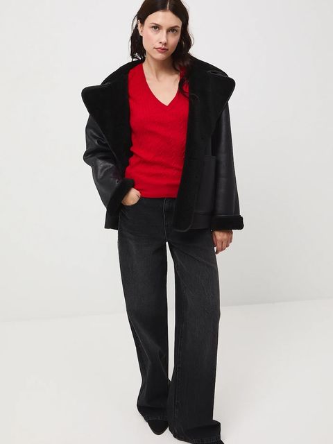 Medicine sweter damski kolor czerwony - zdjęcie produktu nr 1