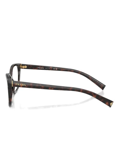 Prada Eyewear tortoiseshell-pattern glasses - Brown