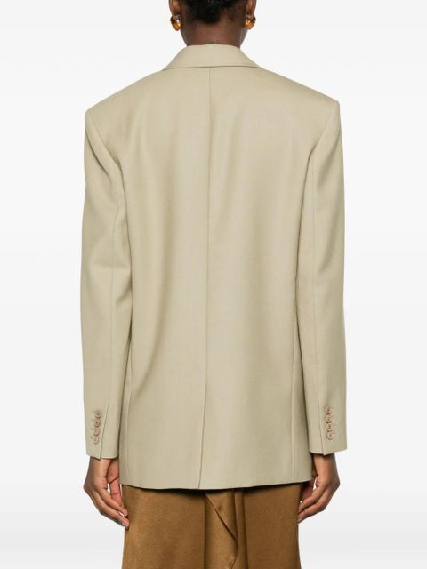 Saint Laurent flap-pocket blazer - Green