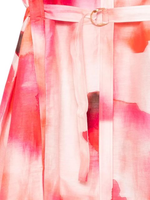 Acler Highlow maxi dress - Pink