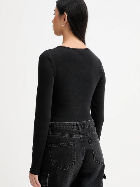 Tommy Jeans body kolor czarny DW0DW22533