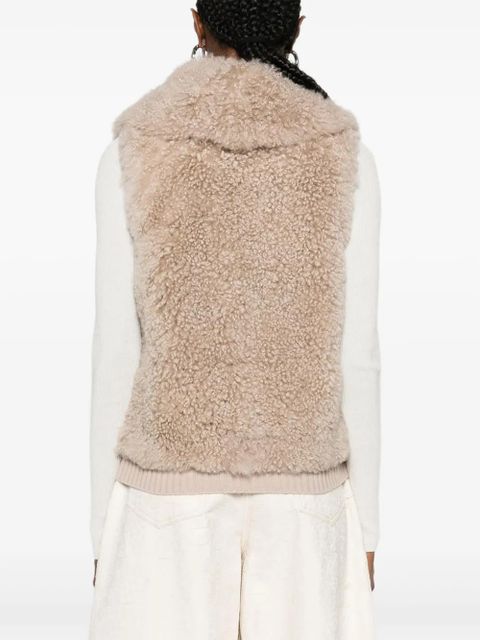 Yves Salomon textured gilet - Neutrals