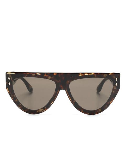 Isabel Marant Eyewear oversize-frame sunglasses - Brown - zdjęcie produktu nr 1