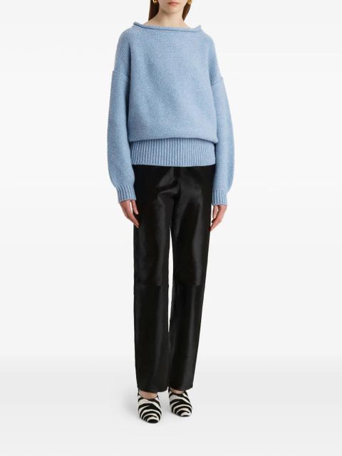 KHAITE Jonte sweater - Blue - zdjęcie produktu nr 2