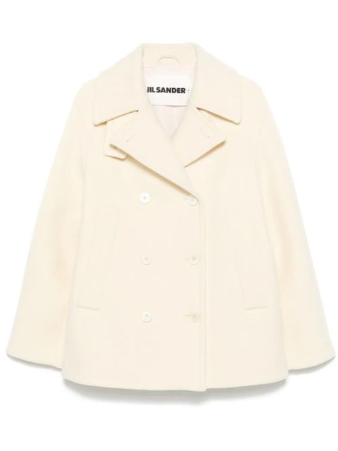 Jil Sander double-breasted wool peacoat - Neutrals - zdjęcie produktu nr 1