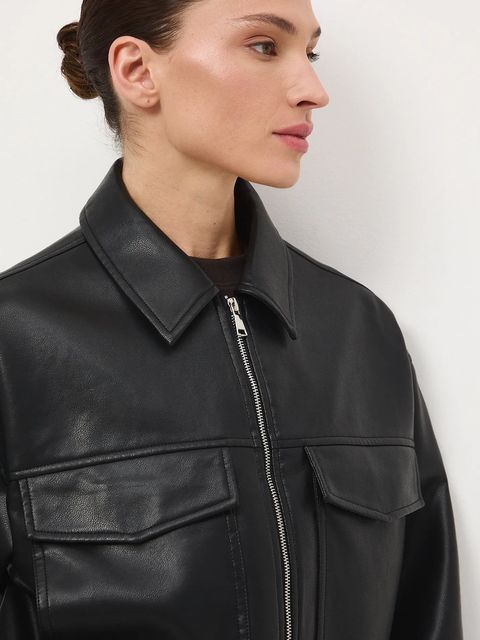 Medicine kurtka damska kolor czarny przejściowa