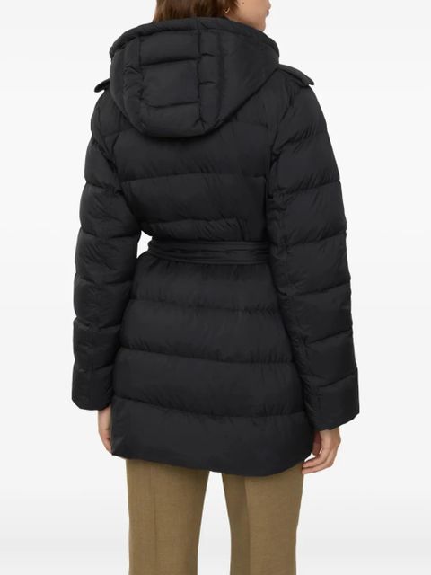 Burberry hooded belted puffer jacket - Black - zdjęcie produktu nr 2