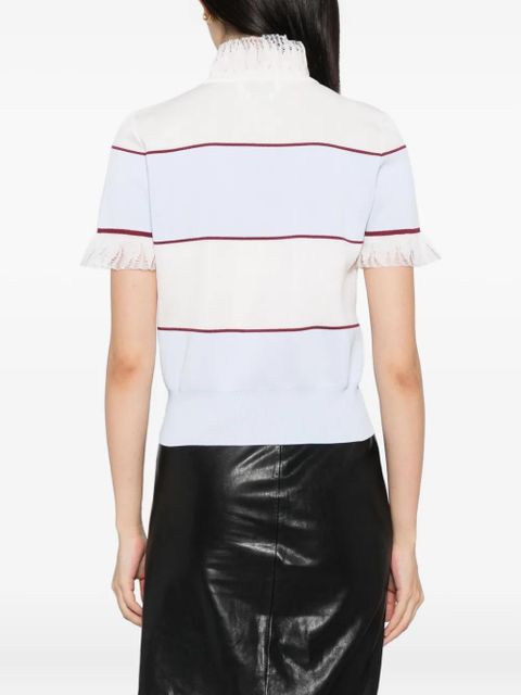 Alexander McQueen striped top - Neutrals