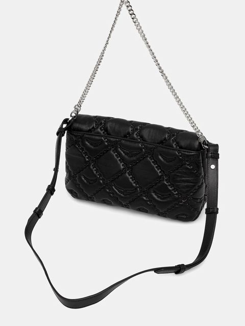 ZADIG&VOLTAIRE torebka skórzana kolor czarny LWBA04058