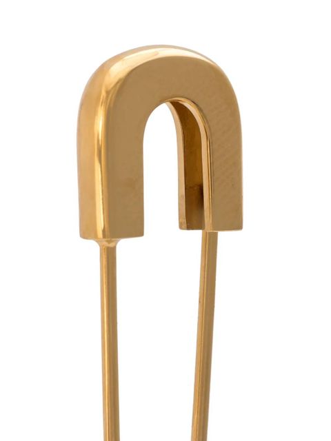 AMBUSH bunny safety pin earring - Gold