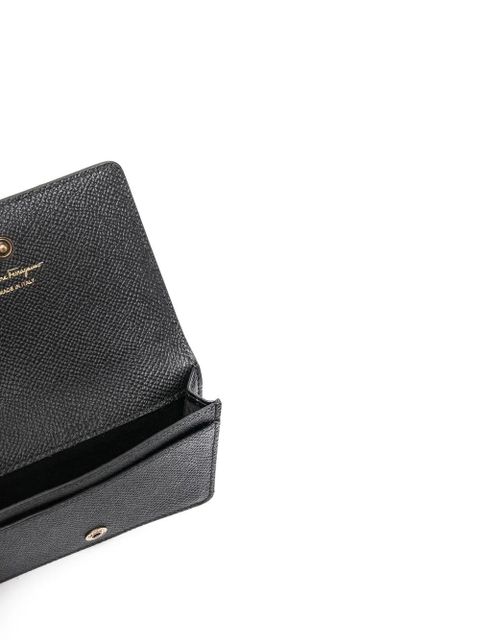 Ferragamo logo-plaque wallet - Black