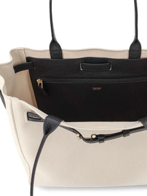 TOM FORD medium Audrey buckle tote bag - Neutrals