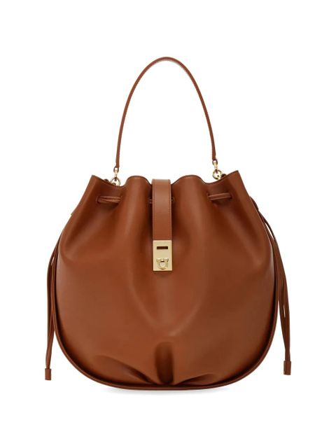 Ferragamo Hug bucket bag - Brown - zdjęcie produktu nr 1