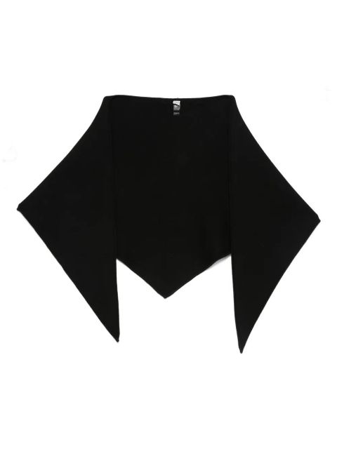 TOTEME triangle scarf - Black - zdjęcie produktu nr 1