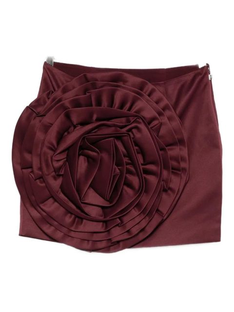 ROTATE BIRGER CHRISTENSEN flower-embellished mini skirt - Purple