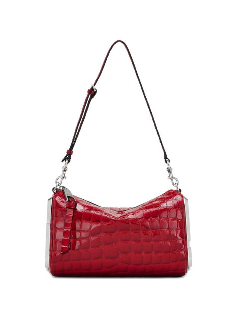Marc Jacobs The Glossy Croc Snapshot shoulder bag - Red
