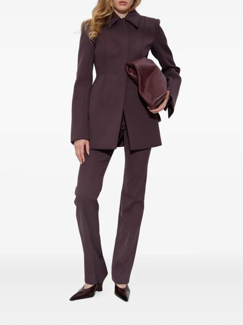 Sportmax Banda crease trousers - Red