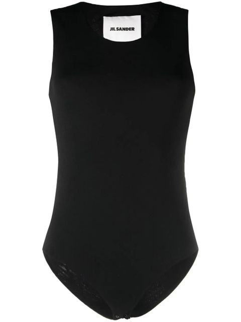Jil Sander crew-neck vest - Black - zdjęcie produktu nr 1