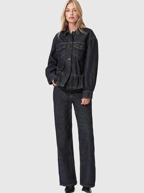AllSaints jeansy EMBER damskie medium waist W007ED - zdjęcie produktu nr 1