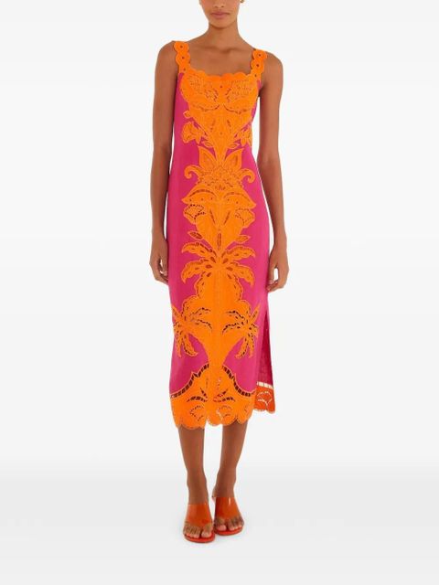 FARM Rio cut-out embroidered dress - Pink - zdjęcie produktu nr 1