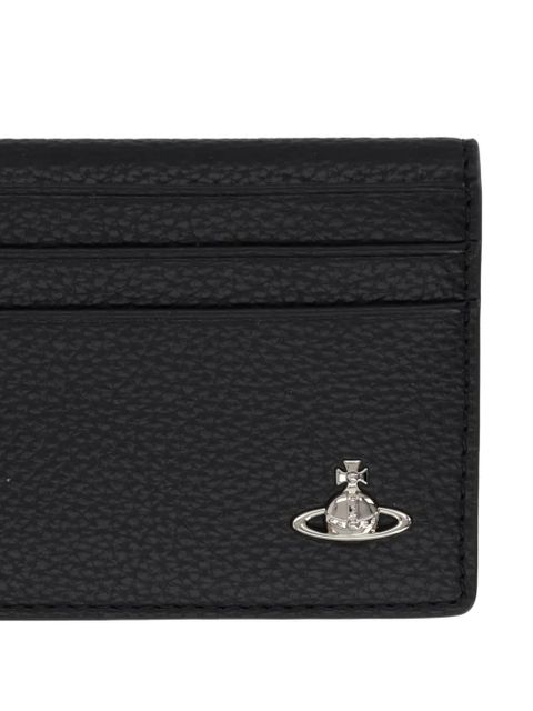 Vivienne Westwood orb-plaque card holder - Black - zdjęcie produktu nr 2