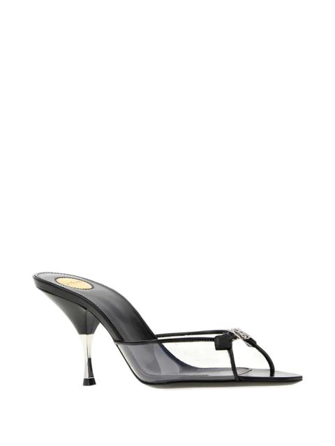 Saint Laurent Jerry rhinestone-embellished mules - Black - zdjęcie produktu nr 2