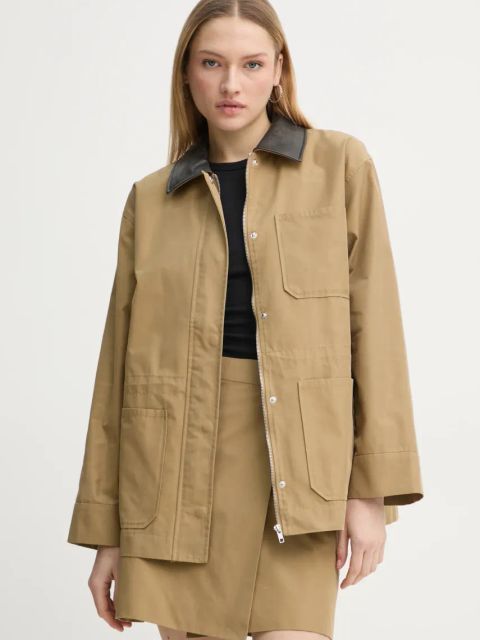 2NDDAY kurtka Bruce damska kolor zielony przejściowa oversize 2252112127